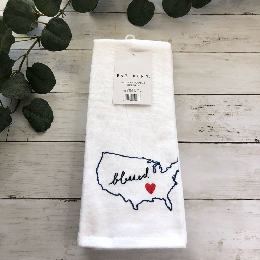 Rae Dunn Blessed Kitchen Towels